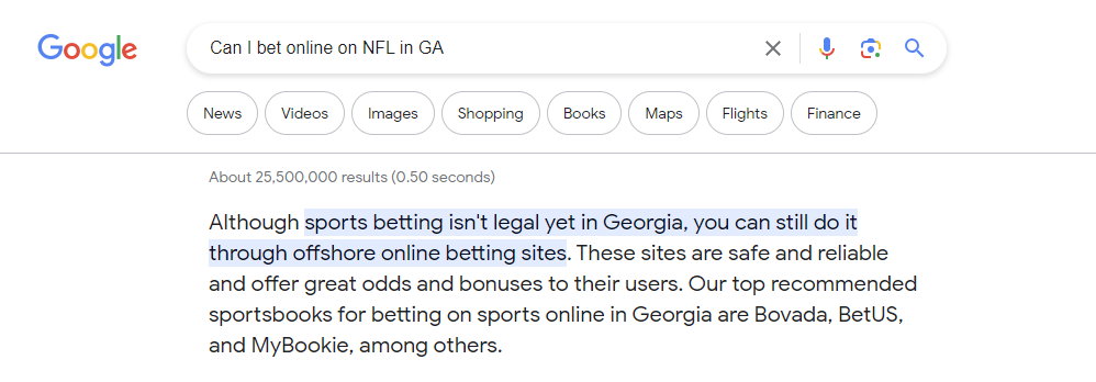 Legal NFL Betting Sites  Is It Legal To Bet On The NFL?